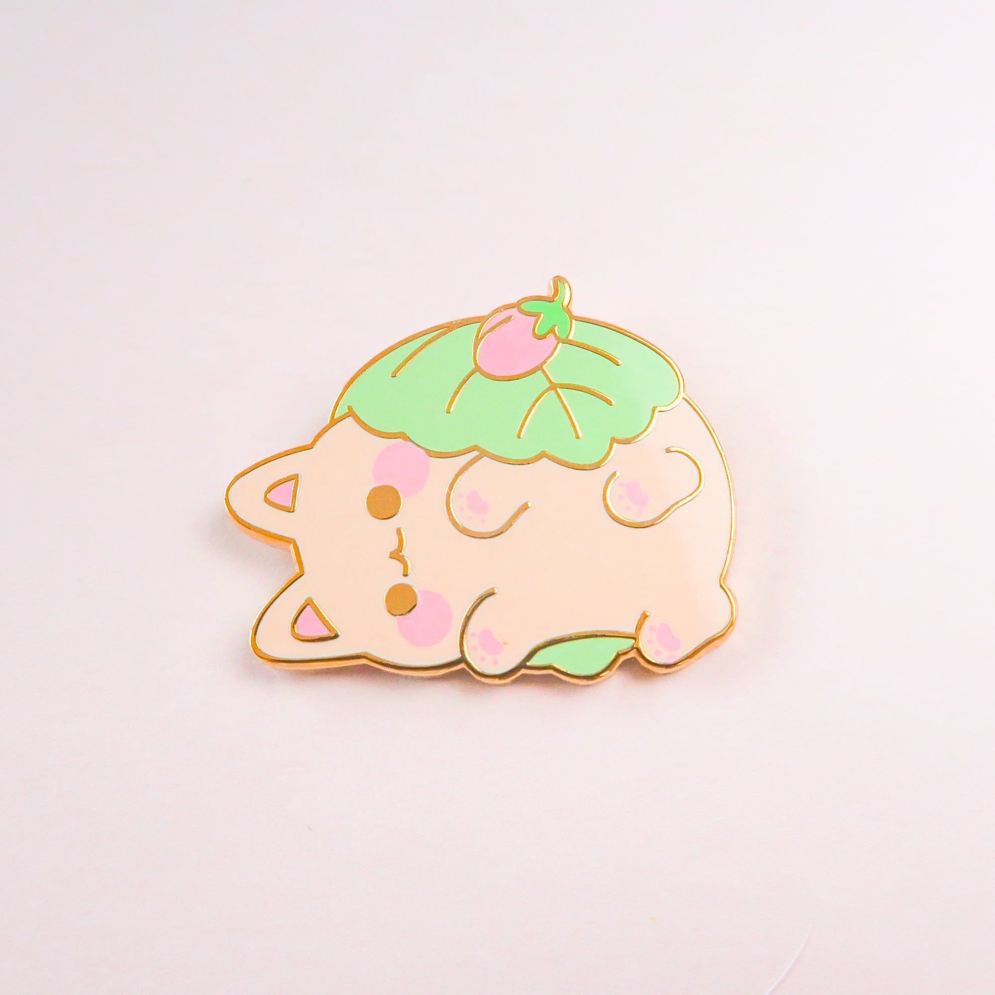 Strawberry Frog & Sakura Frog Pins