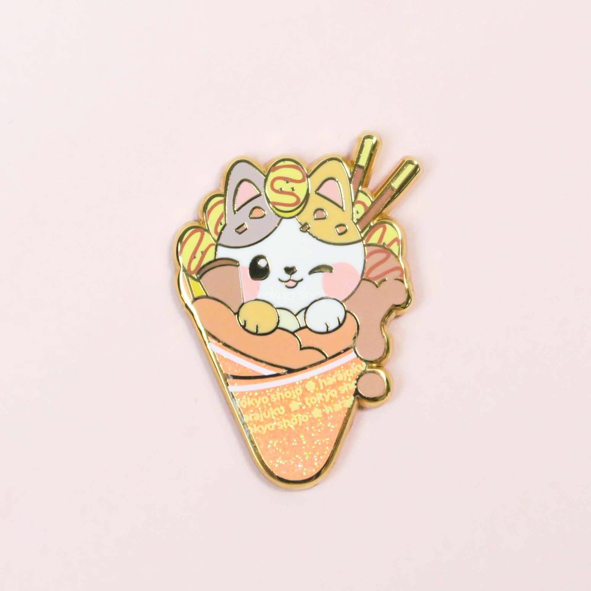 Koyo's Choco Banana Crunch Crepe Pin