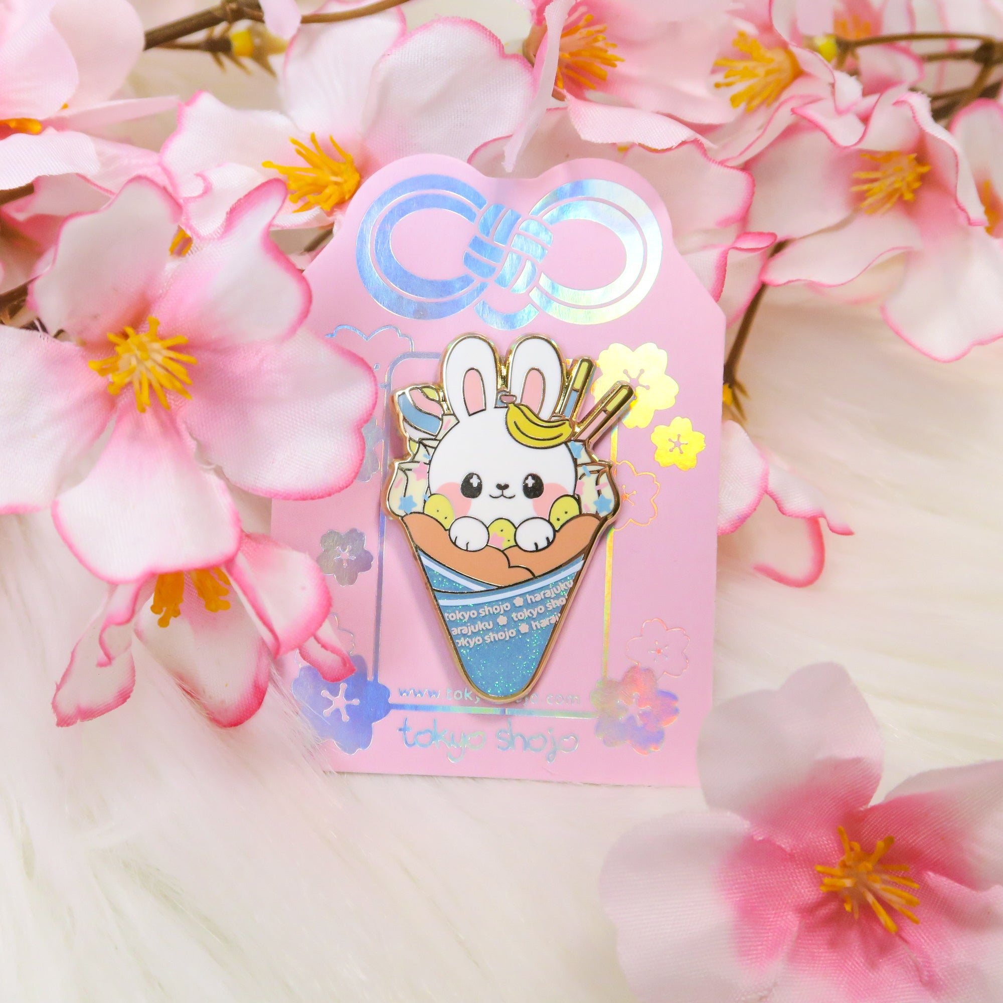 Tsuki's Banana Cream Dream Crepe Pin