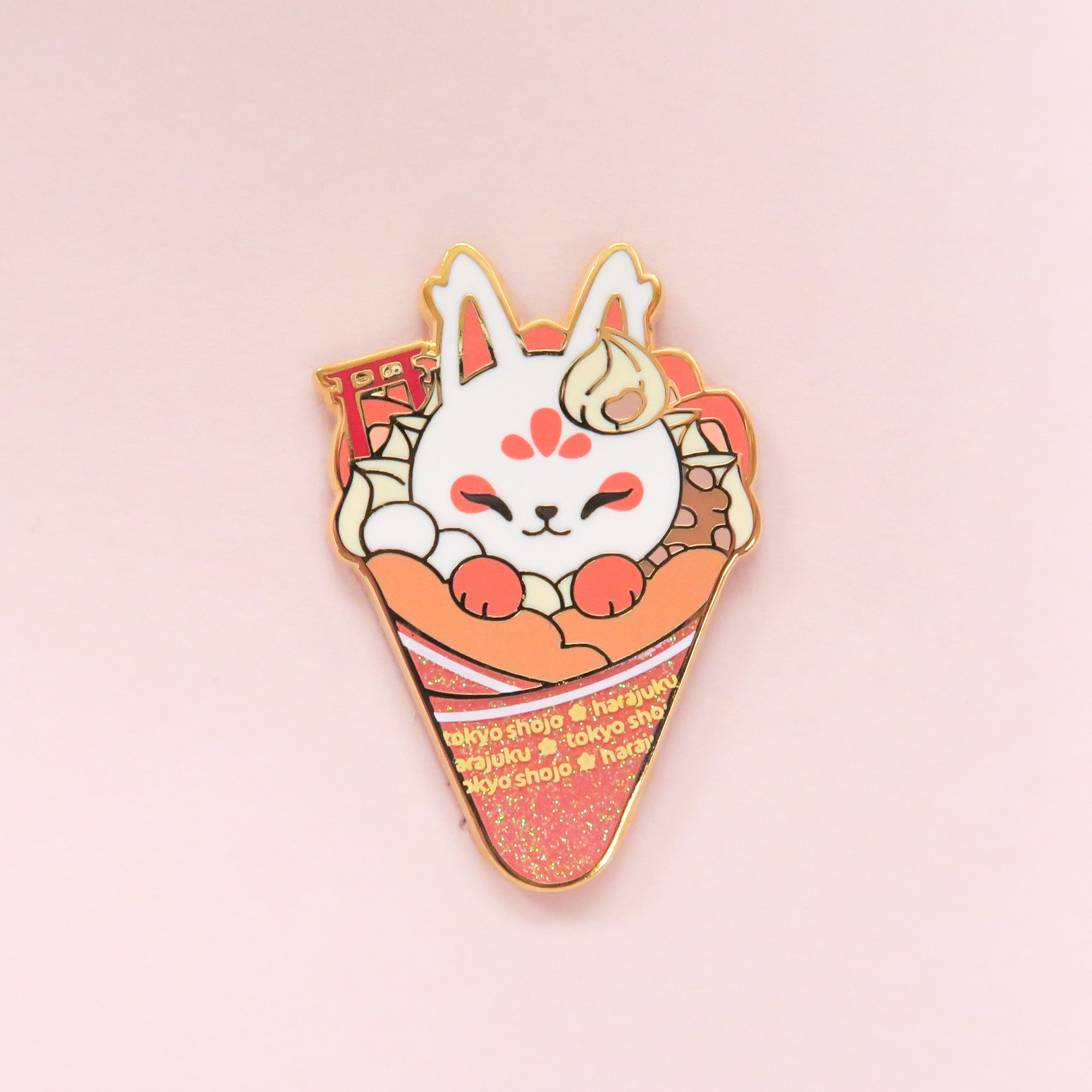 Inari's Azuki Cream Crepe Pin