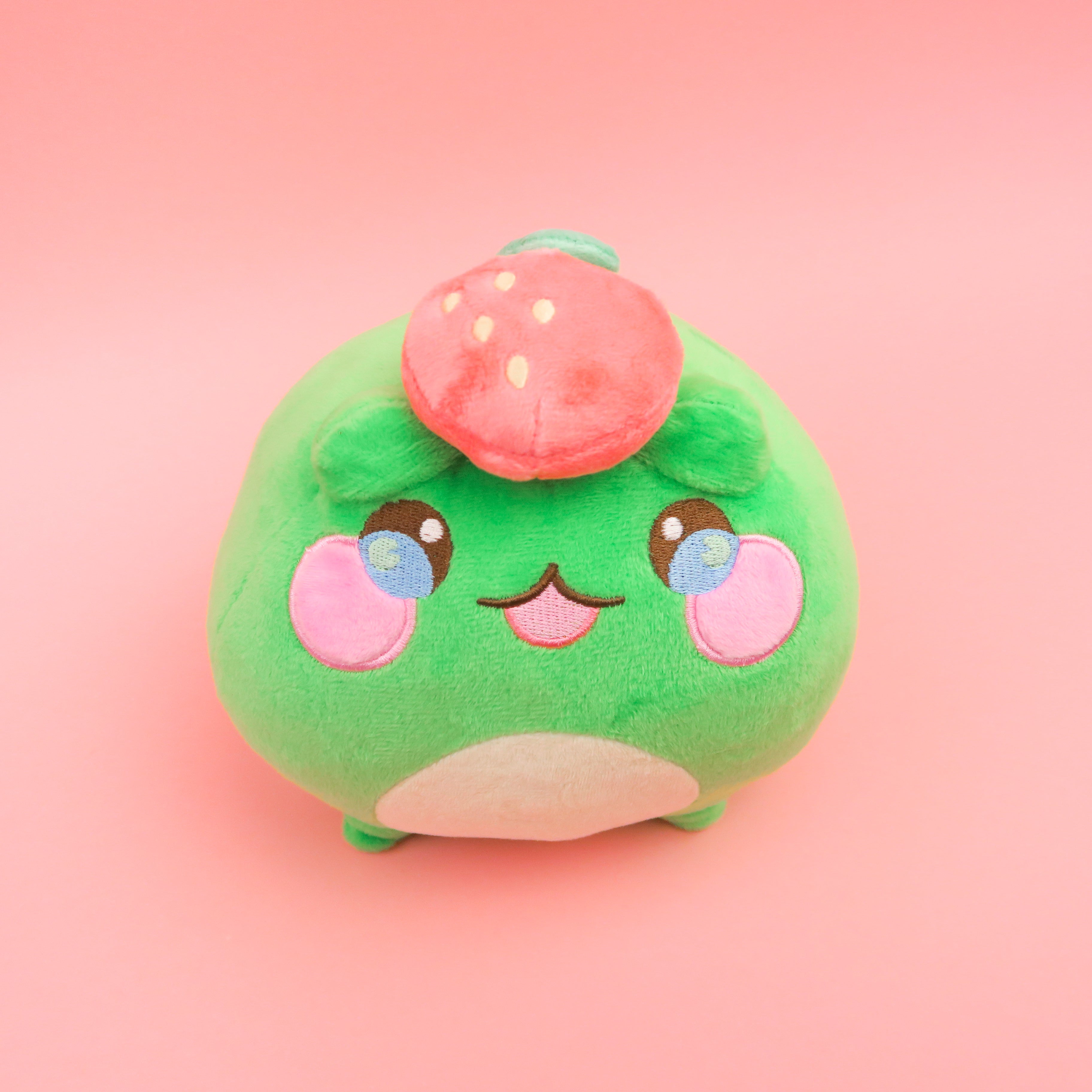 Strawberry Plush Keychain