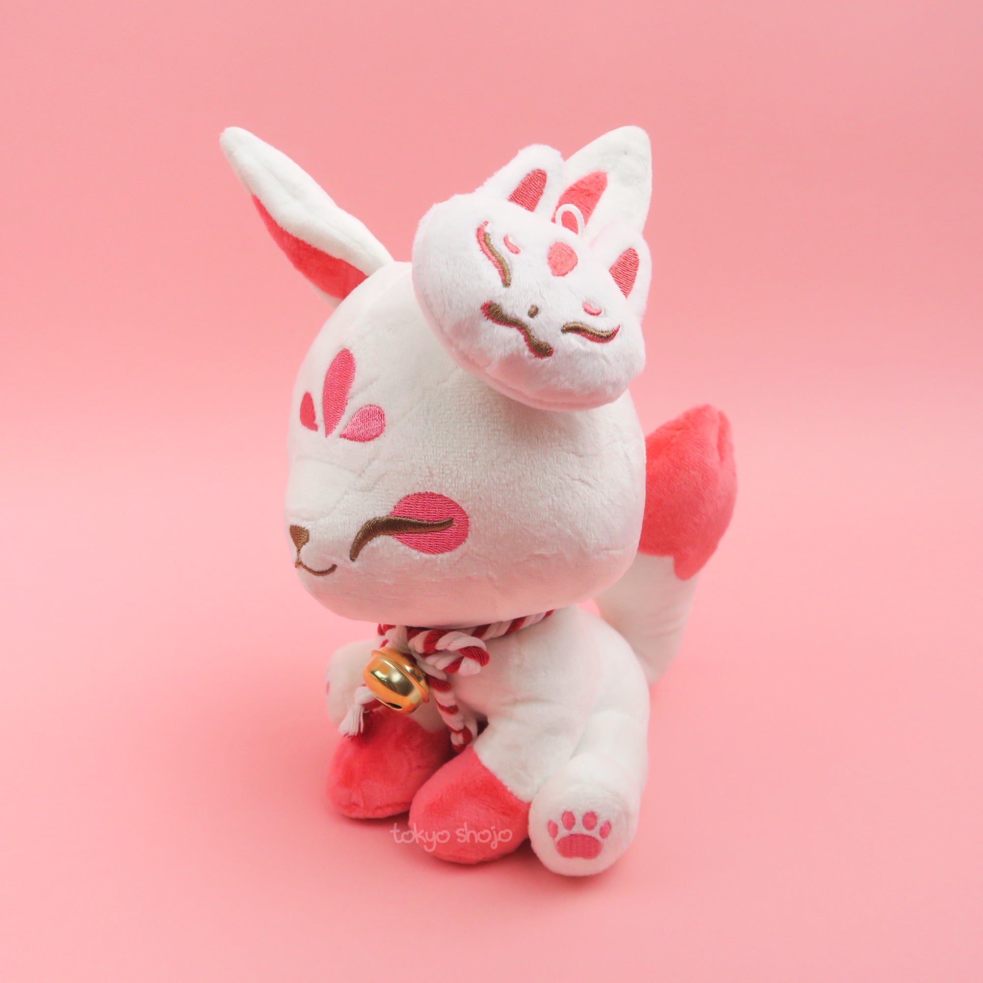 Kitsune Mask Plush Keychain