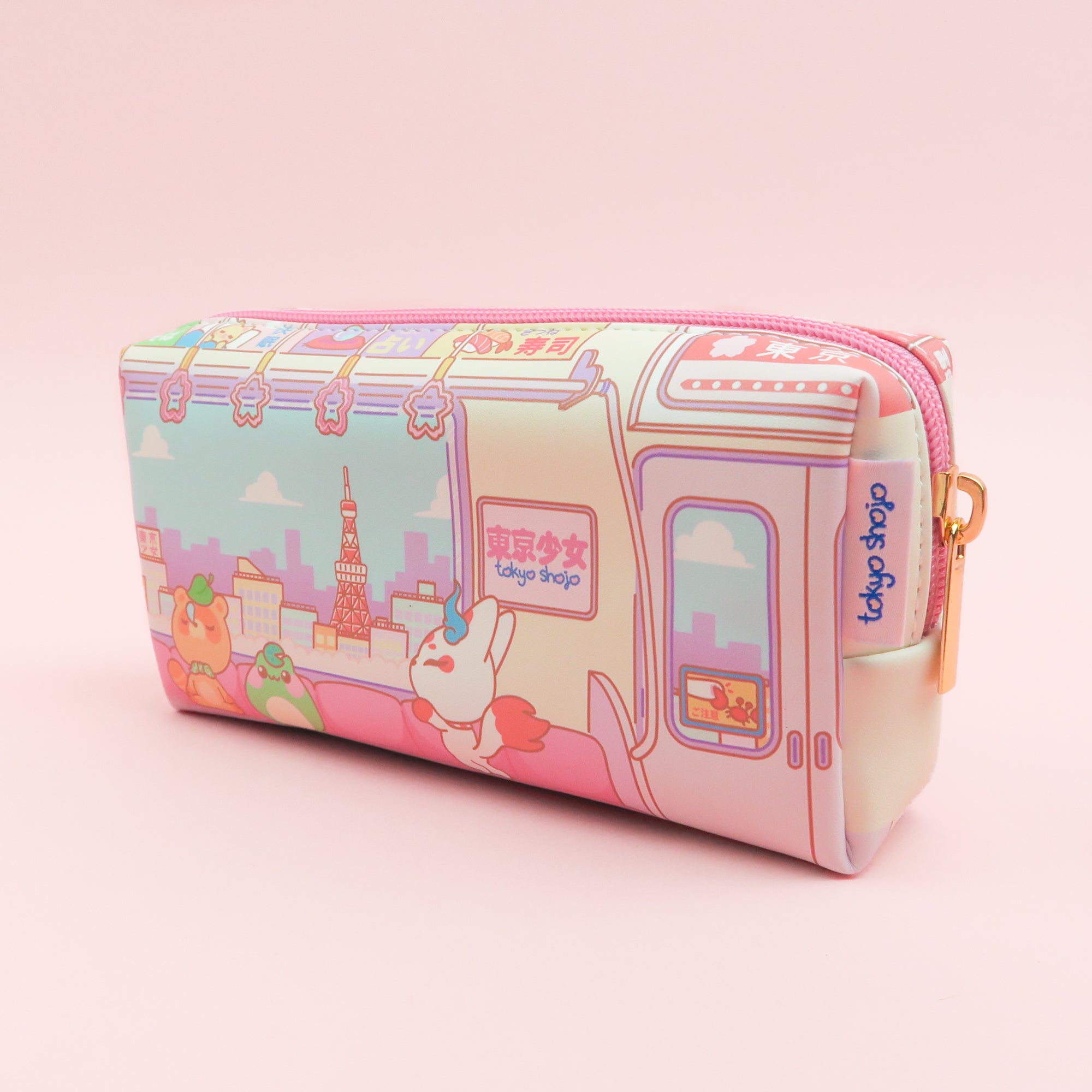 Pon Pals Train Trip Pen Pouch