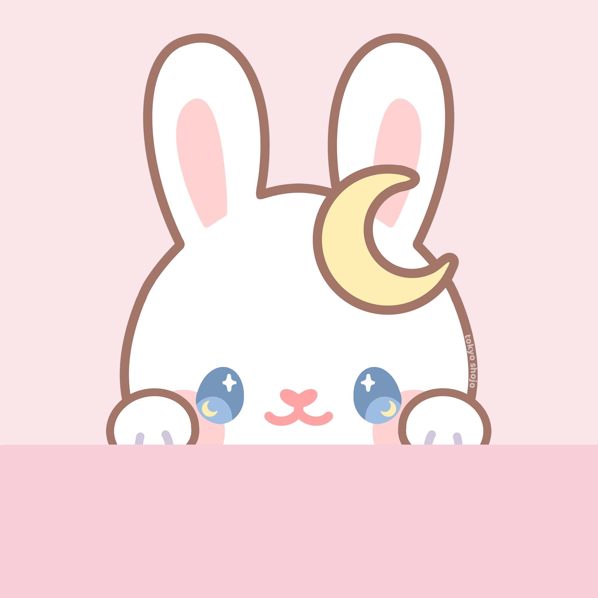 Tsuki Peeker Sticker