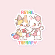 Retail Therapy Sticker