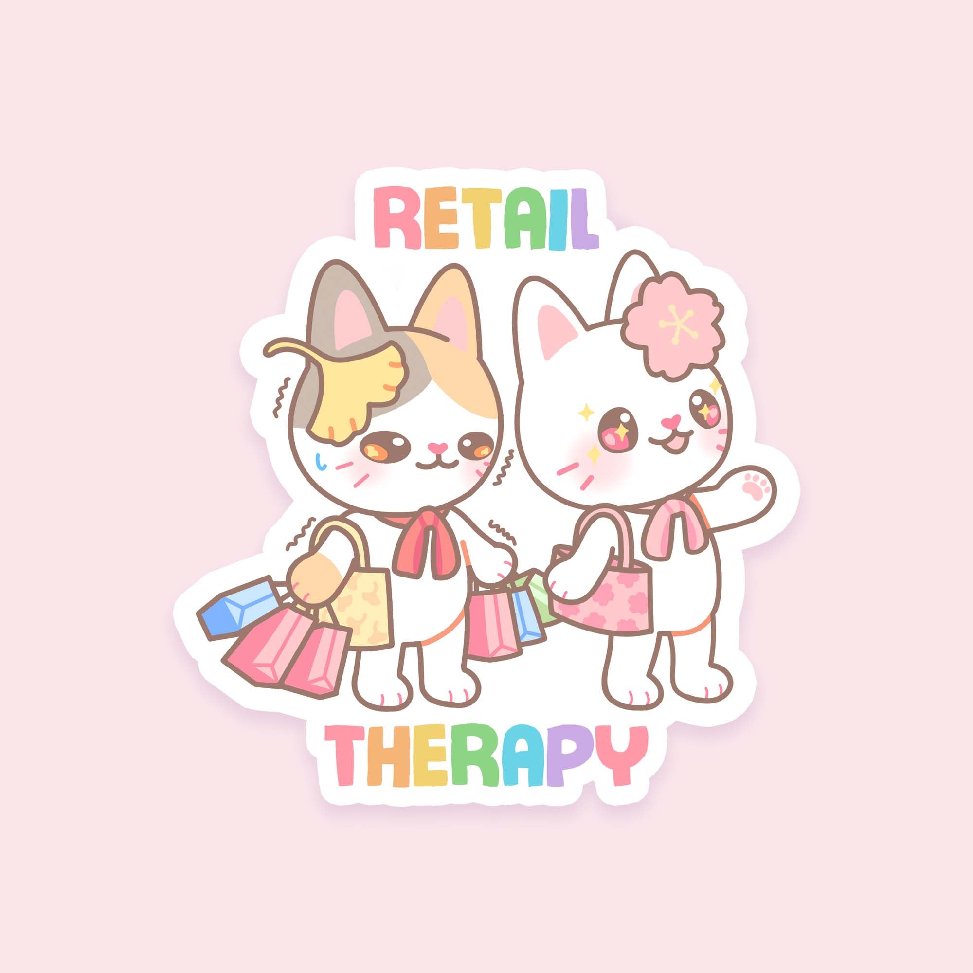 Retail Therapy Sticker