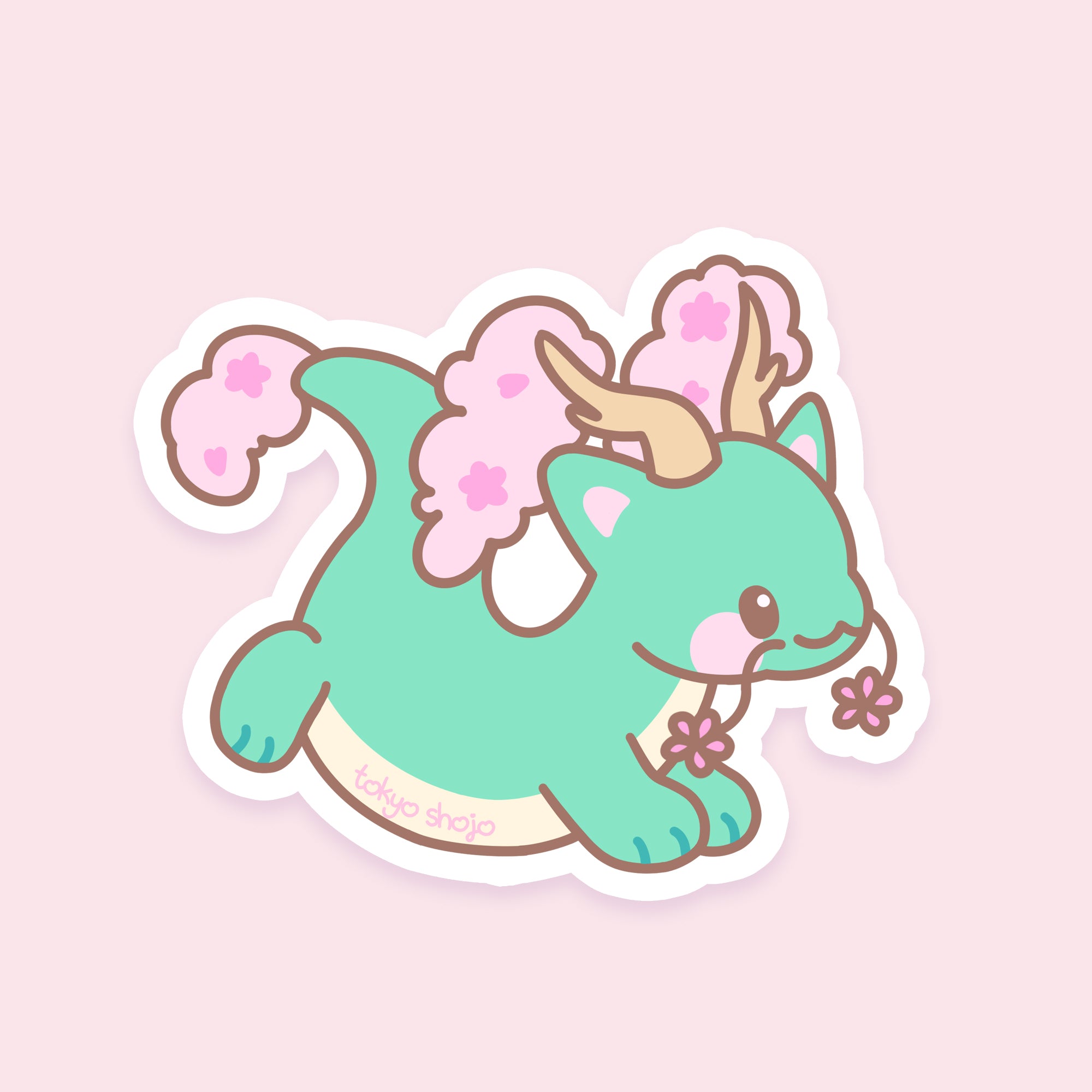 Shidaryu the Sakura Dragon Sticker