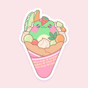 Tsuyu's Magic Melon Crepe Sticker