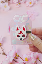 Kitsune Mask Hair Clip