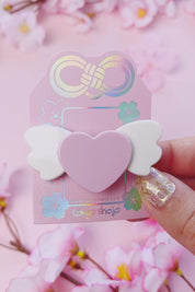 Angelic Heart Hair Clip