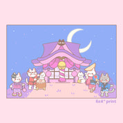 Neko Matsuri 6"x4" Print