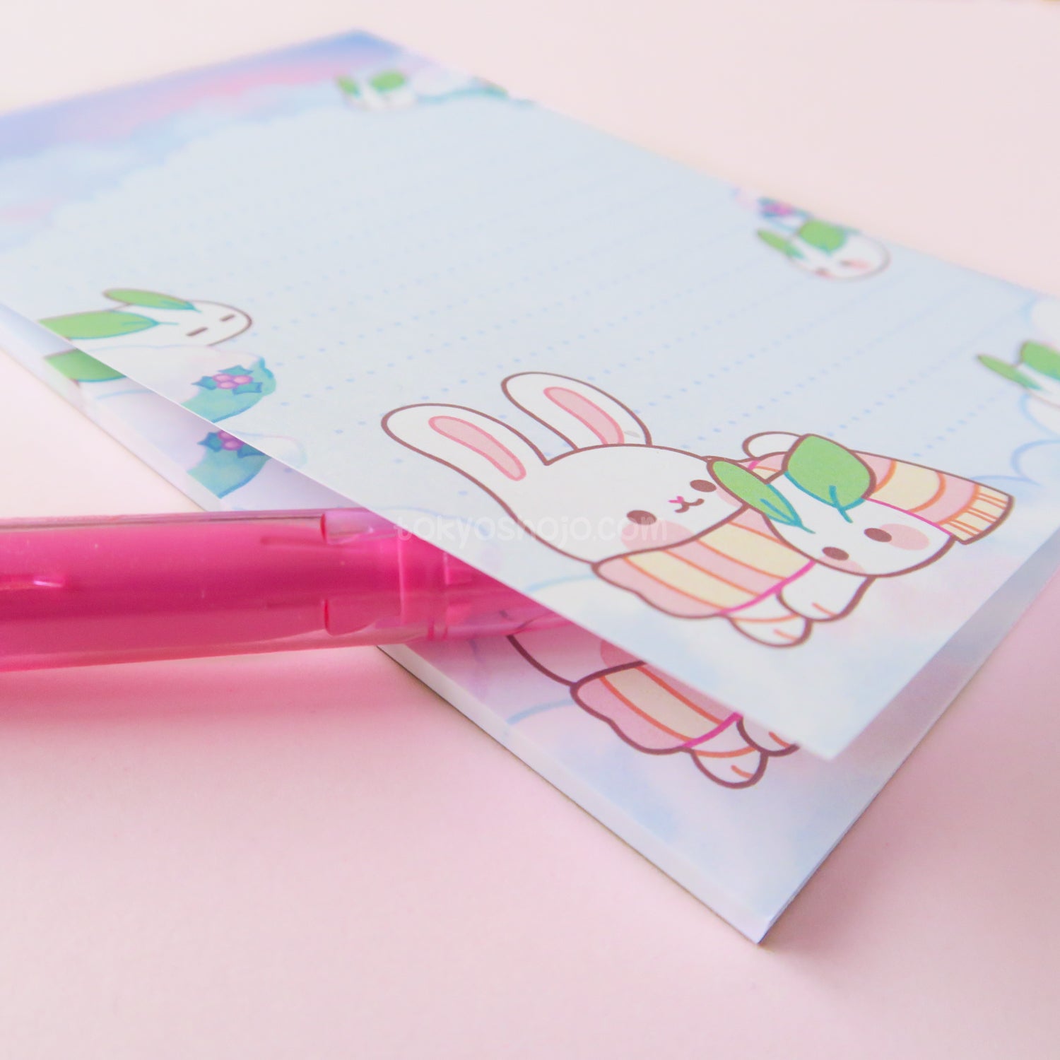 Snow Bunny 4"x6" Notepad