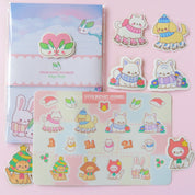 Snow Bunny 4"x6" Notepad