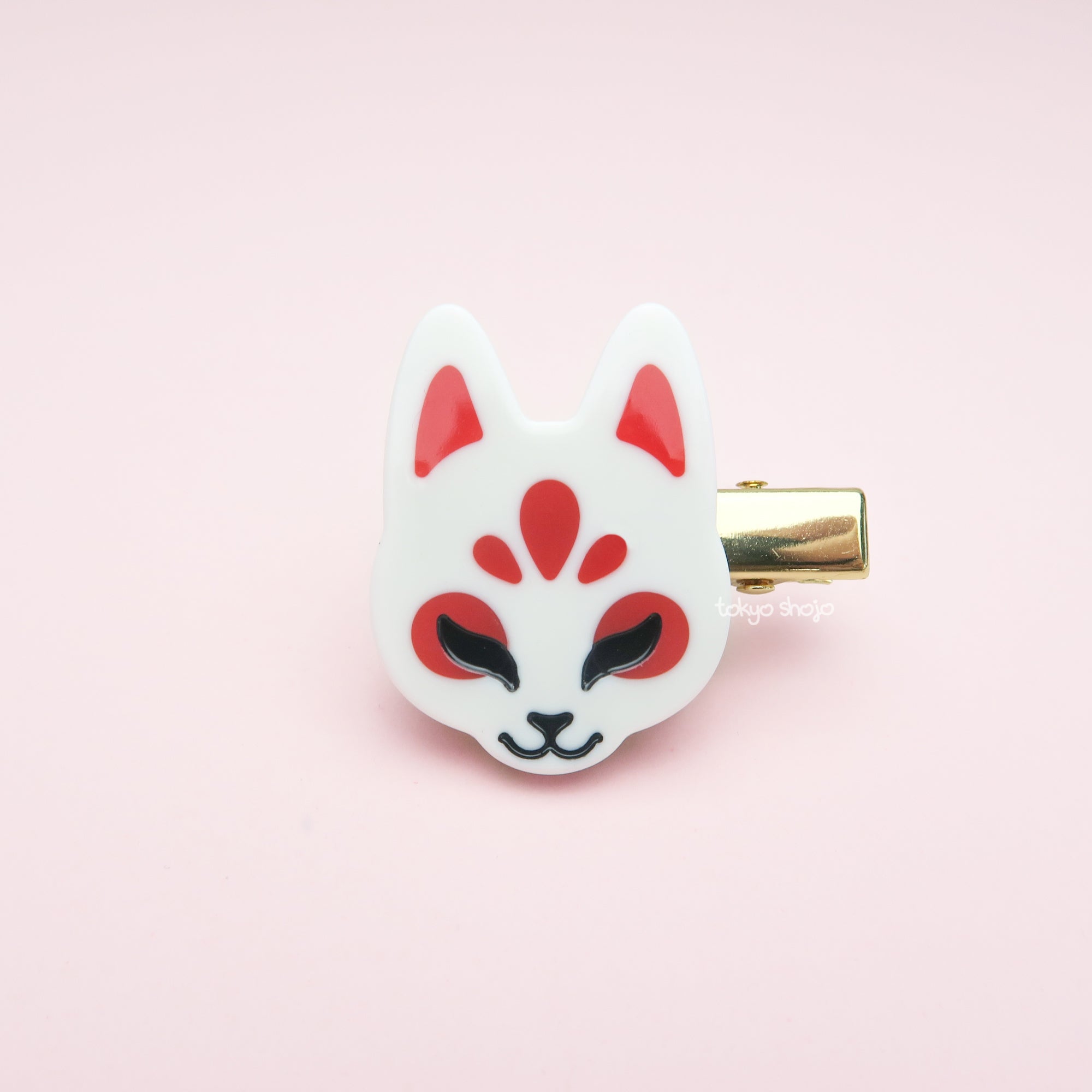 Kitsune Mask Hair Clip