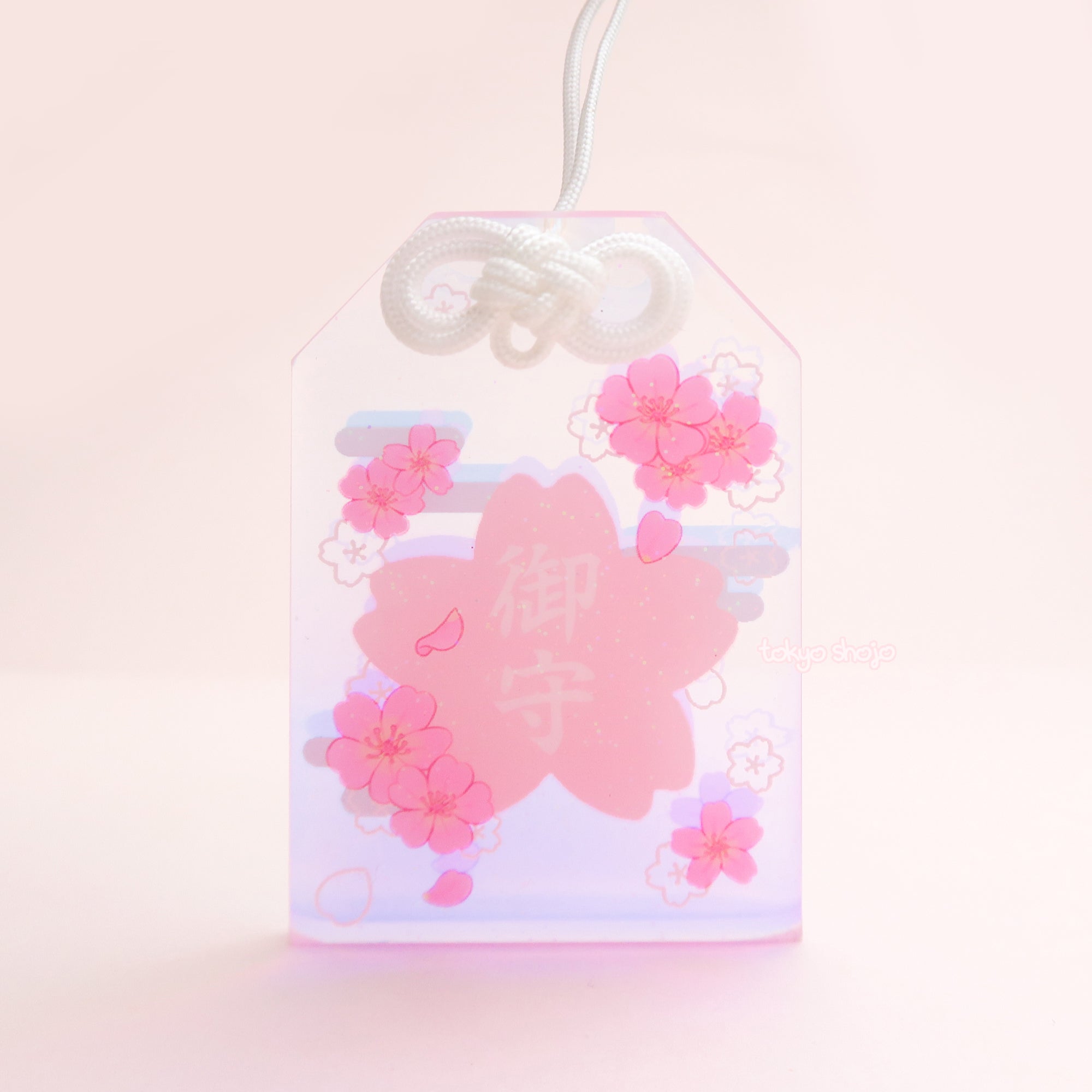 Knotted Omamori Acrylic Charm