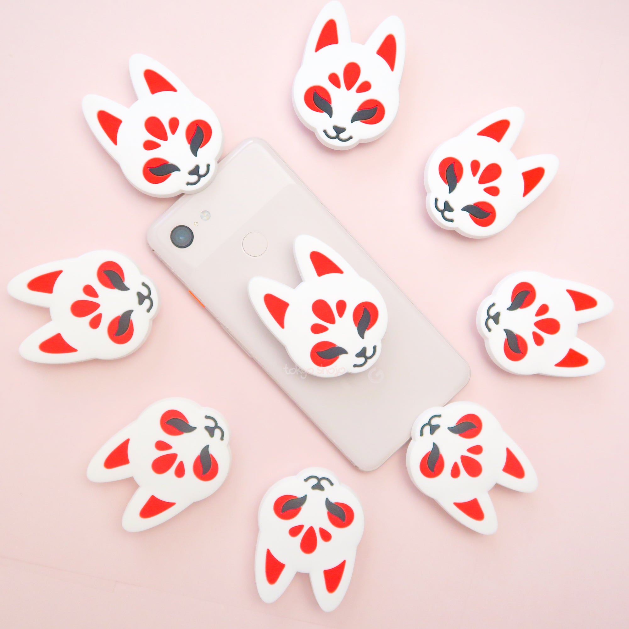 Kitsune Mask Phone Grip