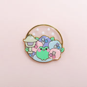 Rainy Days Frog Pin