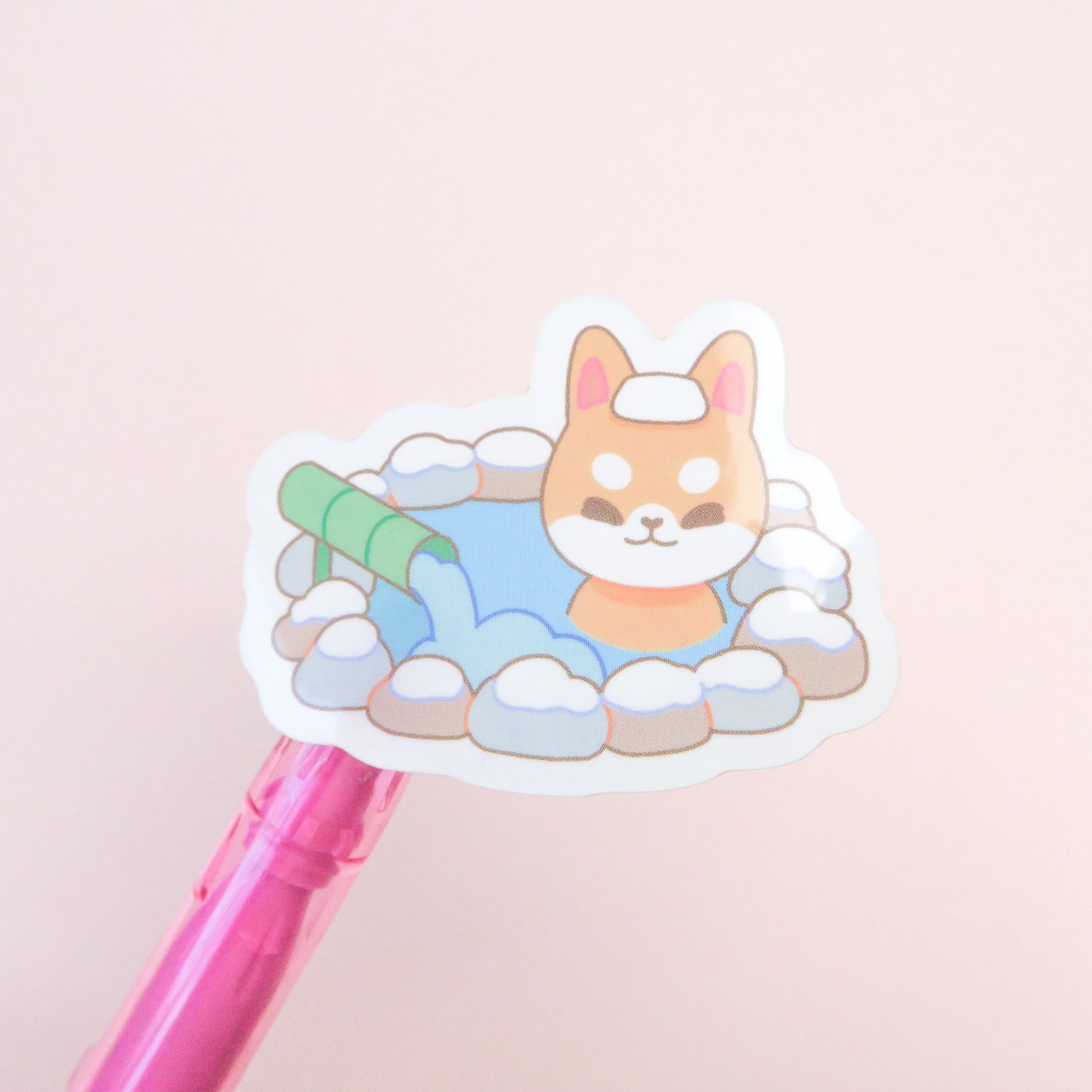 Onsen Shiba Sticker