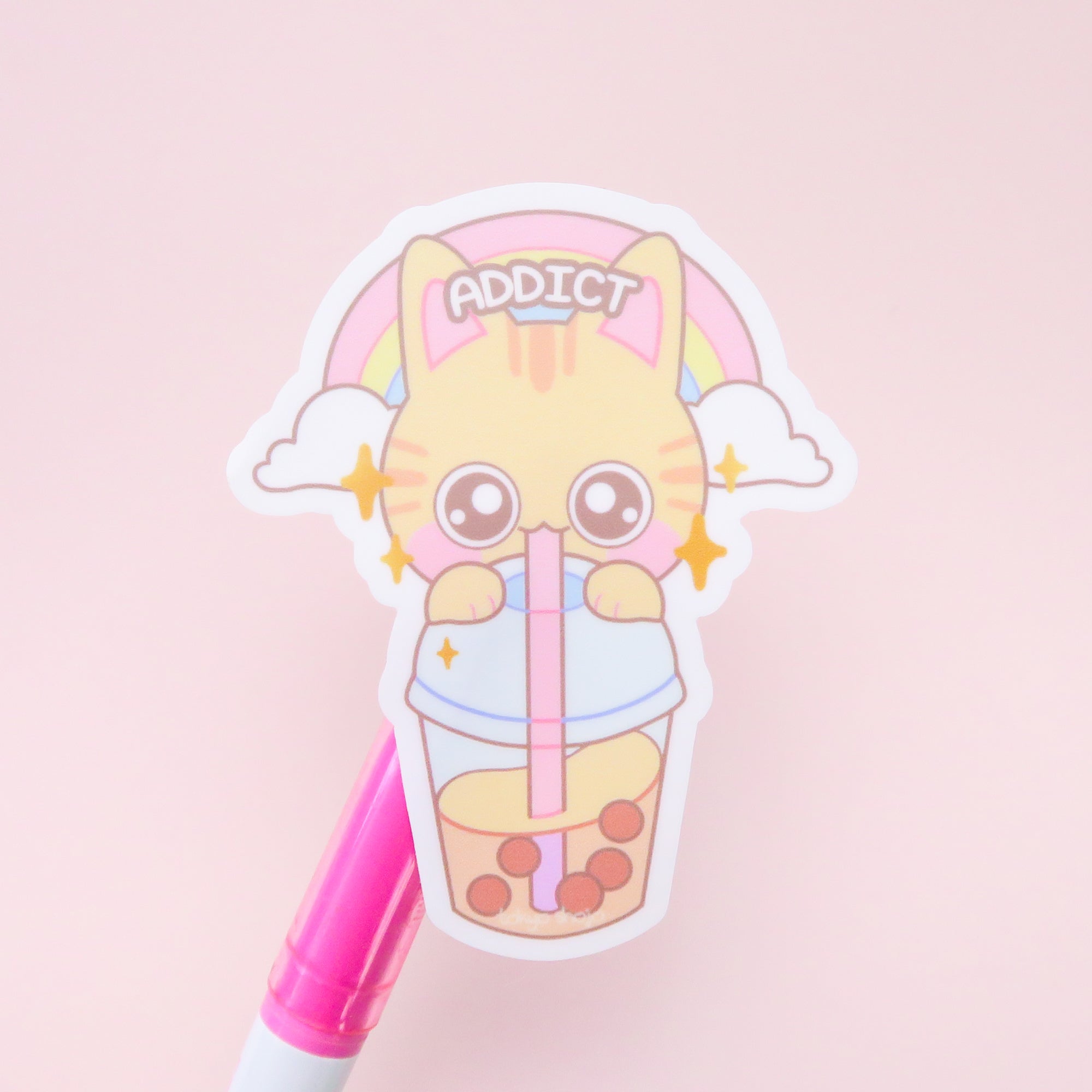 Boba BBT Addict Sticker