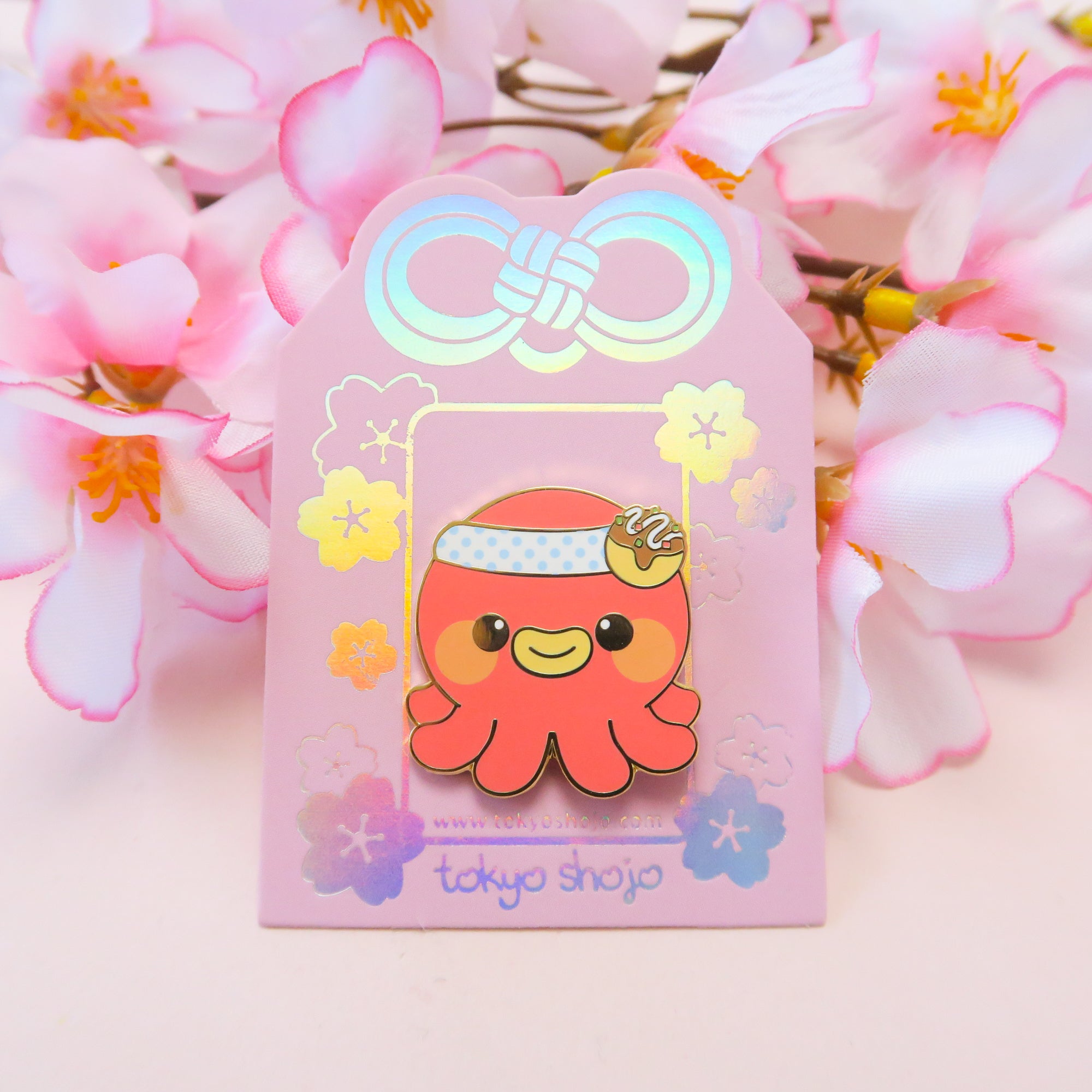 Takoya the Octopus Pin
