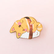Salmon Sushi Cat Pin