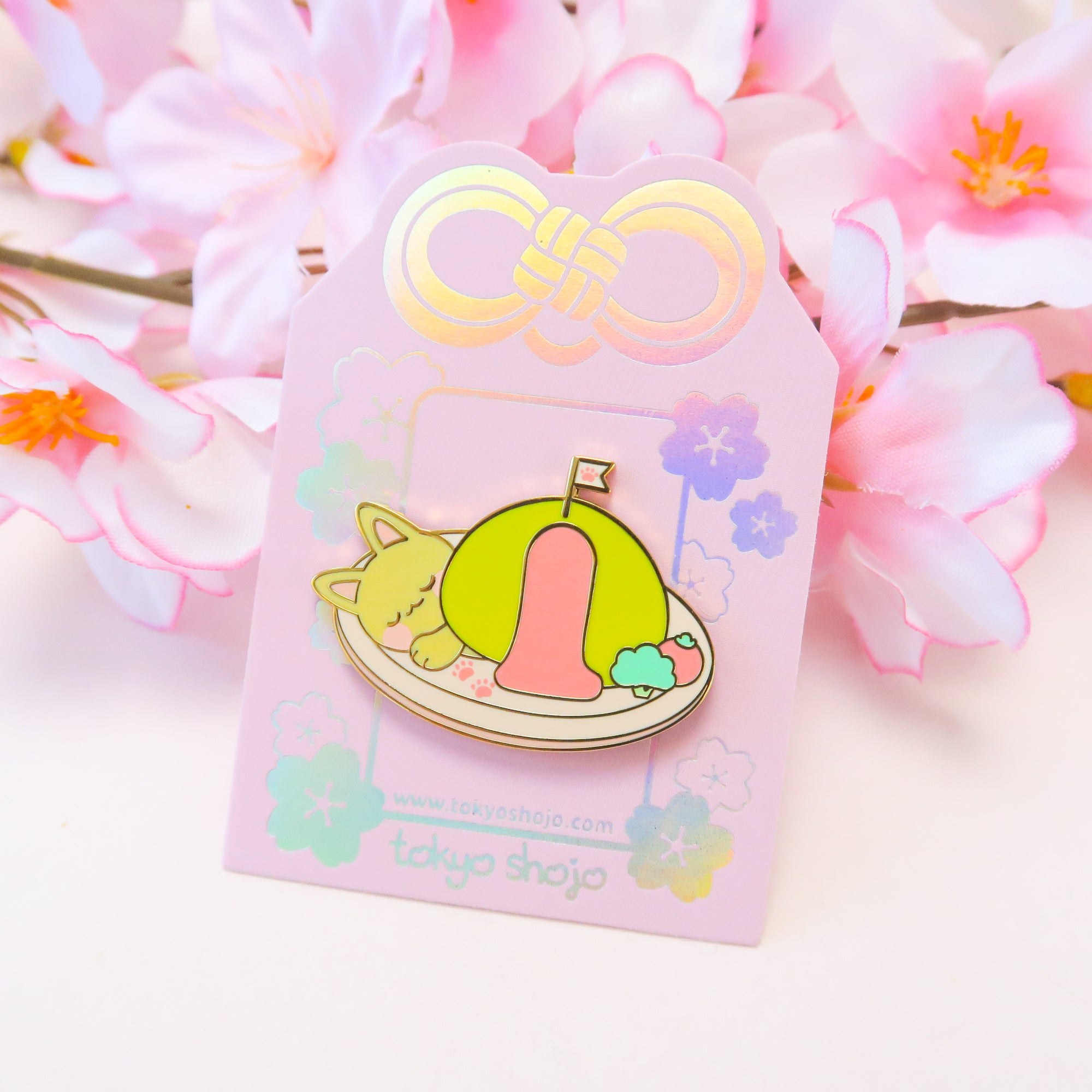 Omurice Cat Pin