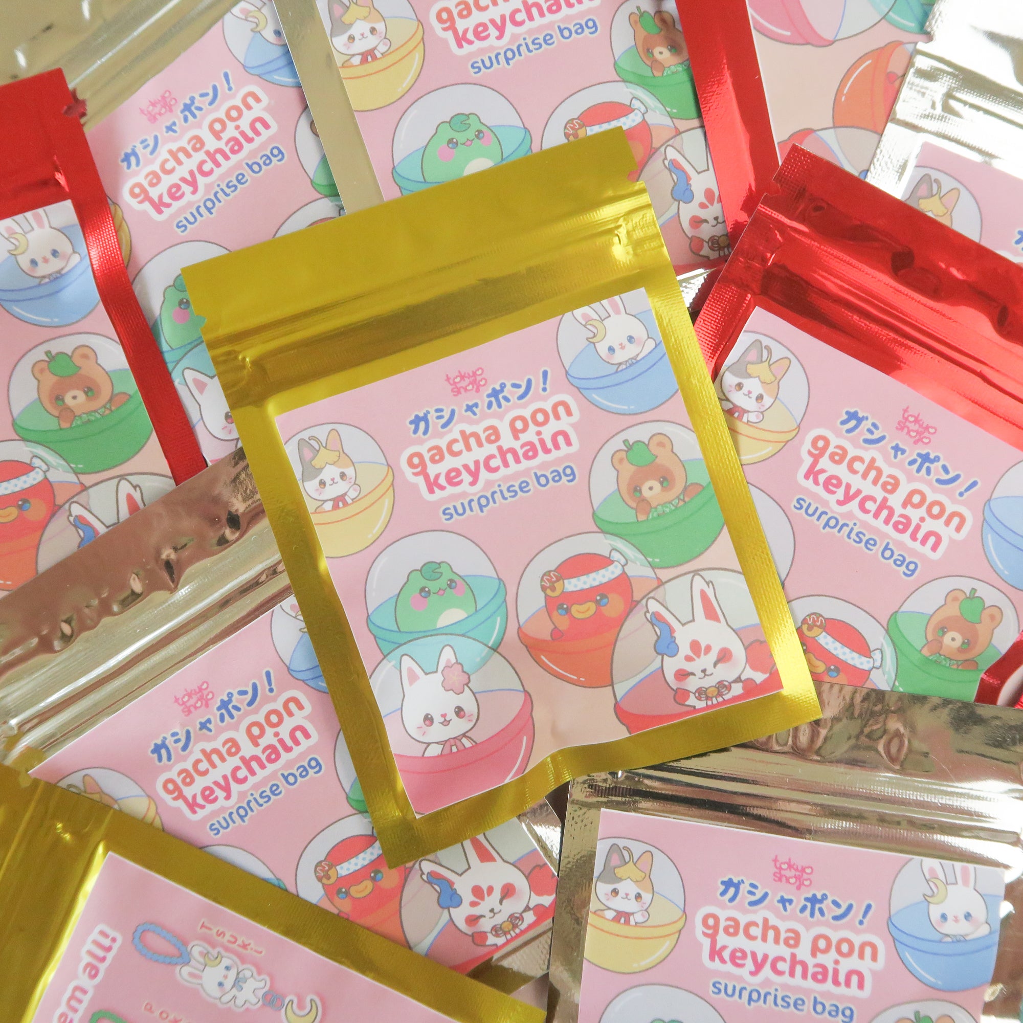 Gacha Pon Keychain Surprise Bag