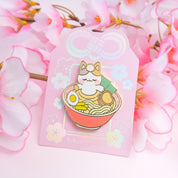 Ramen Cat Pin