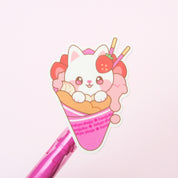 Hanami's Strawberry Special Crepe Sticker