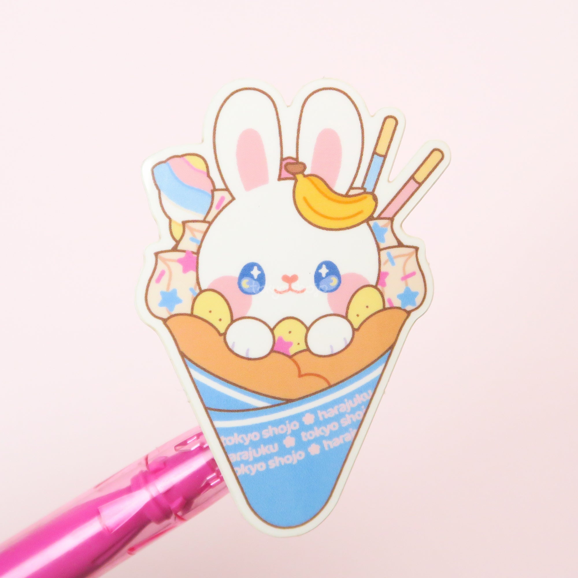 Tsuki's Banana Cream Dream Crepe Sticker