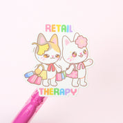 Retail Therapy Sticker