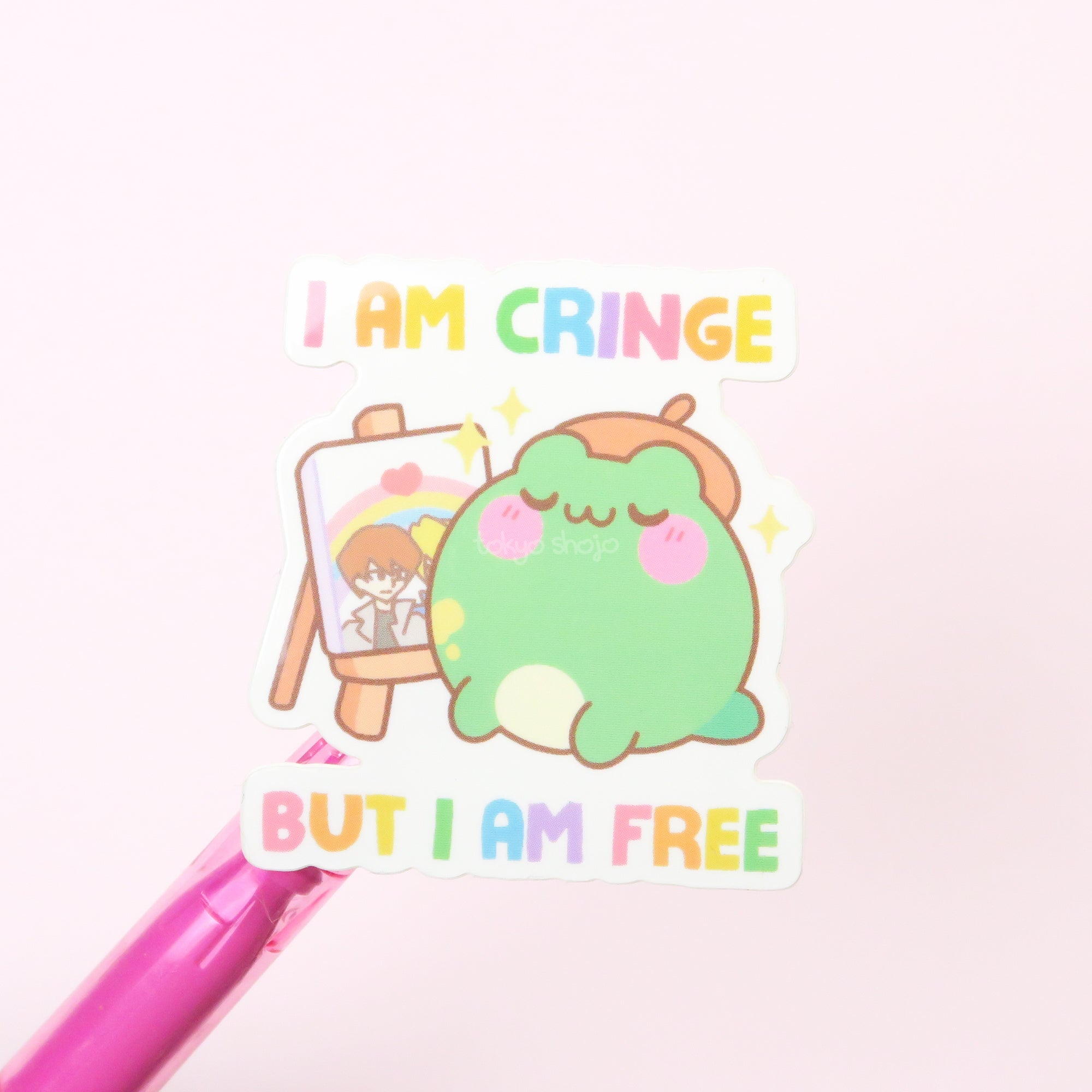 I Am Cringe But I Am Free Sticker