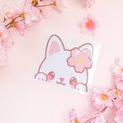 Hanami Peeker Sticker