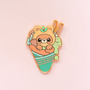 Poko's Oreo Choco Mint Crepe Pin