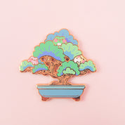 Bonsai Frog Pin