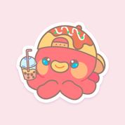 Boba Buddy Takoya Sticker