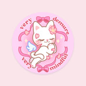 Very Demure, Very Mindful Sticker