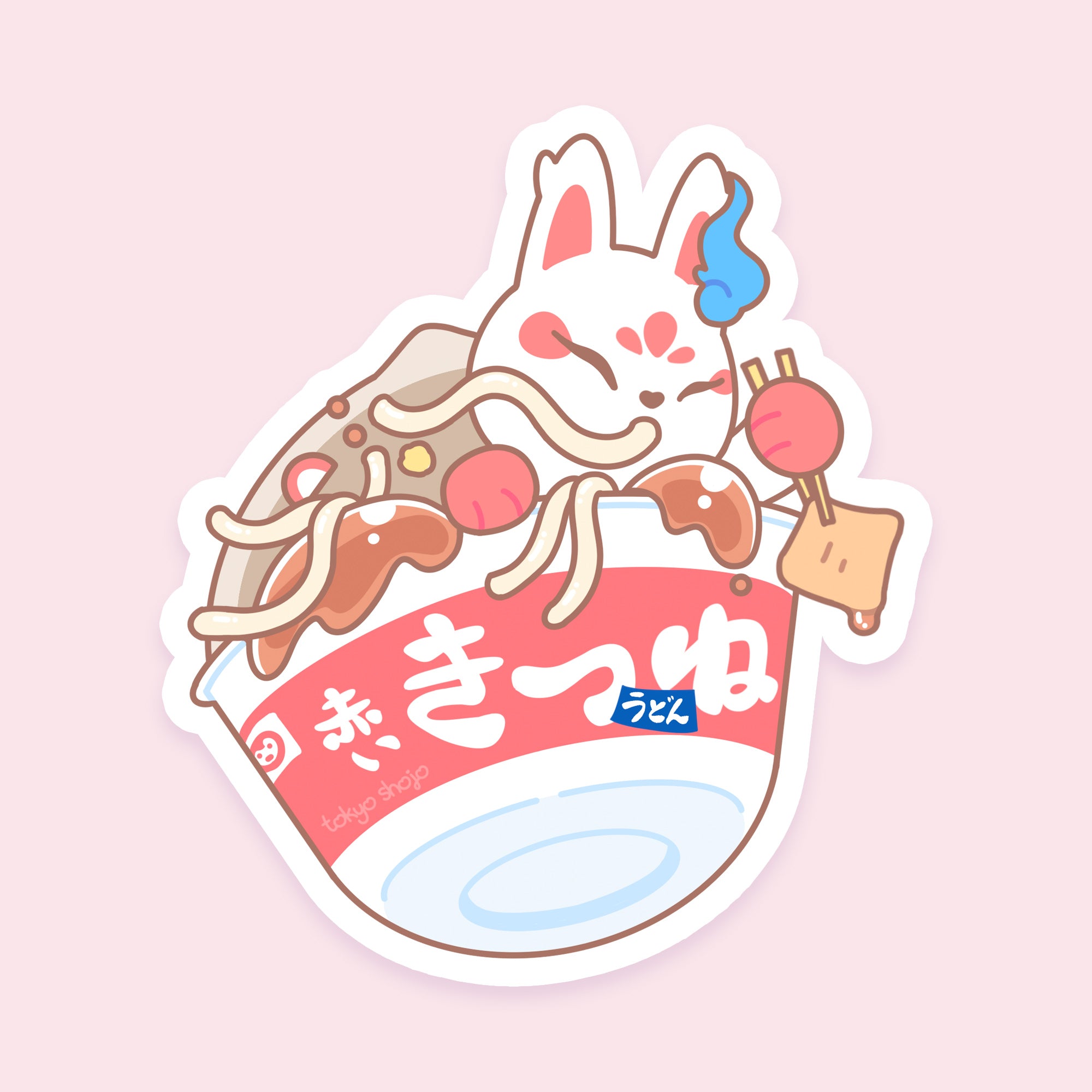 Kitsune Udon Sticker