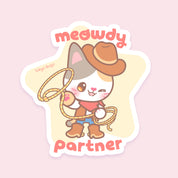 Meowdy Partner Sticker