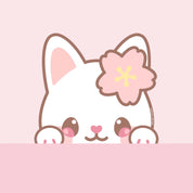 Hanami Peeker Sticker