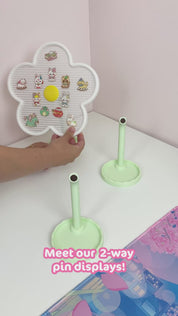 Flower Pin Display (Stand / Hang 2-Way)