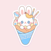 Tsuki's Banana Cream Dream Crepe Sticker