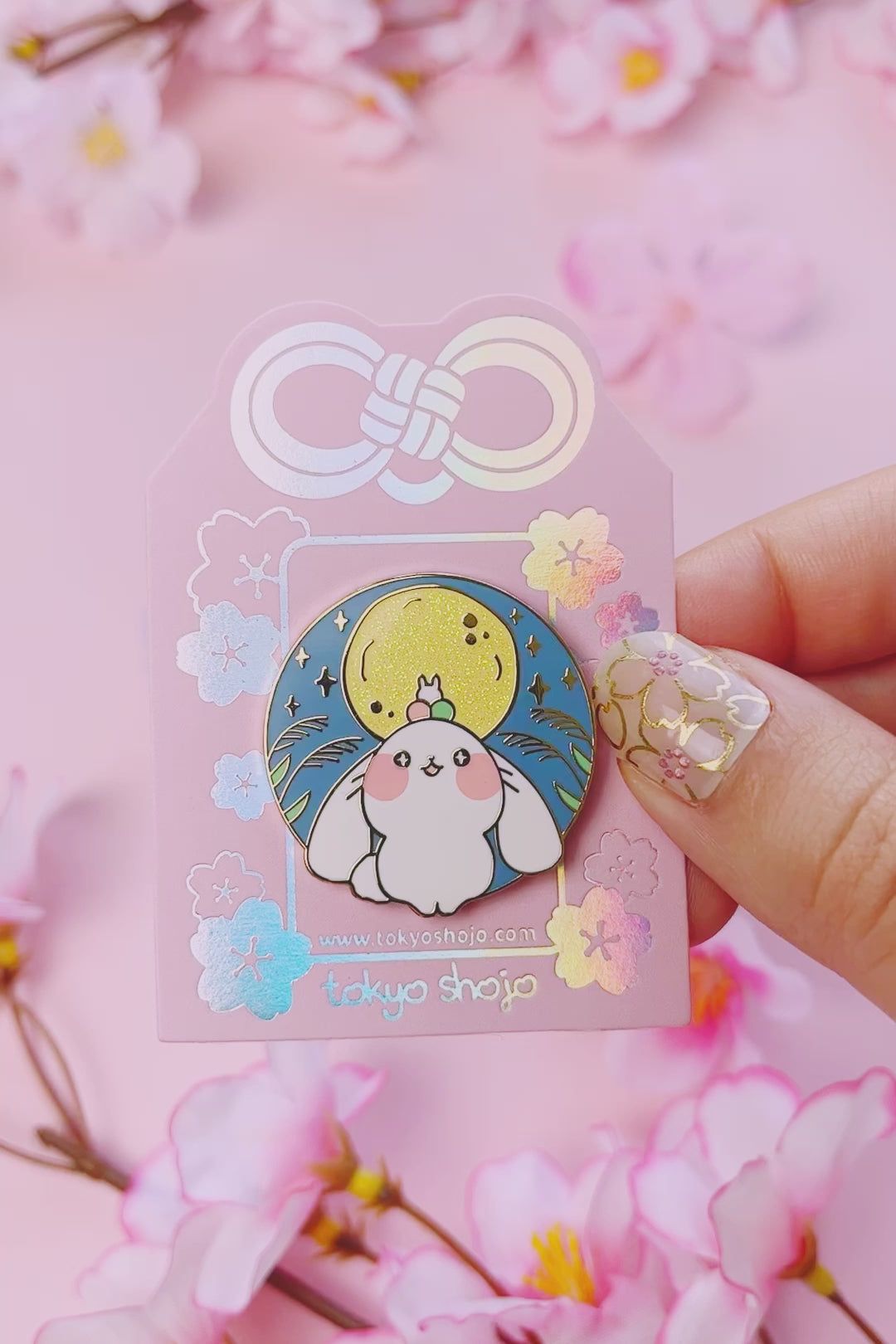 Tsukimi Moon Bunny Pin