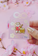 Load and play video in Gallery viewer, Taiko Cat Pin
