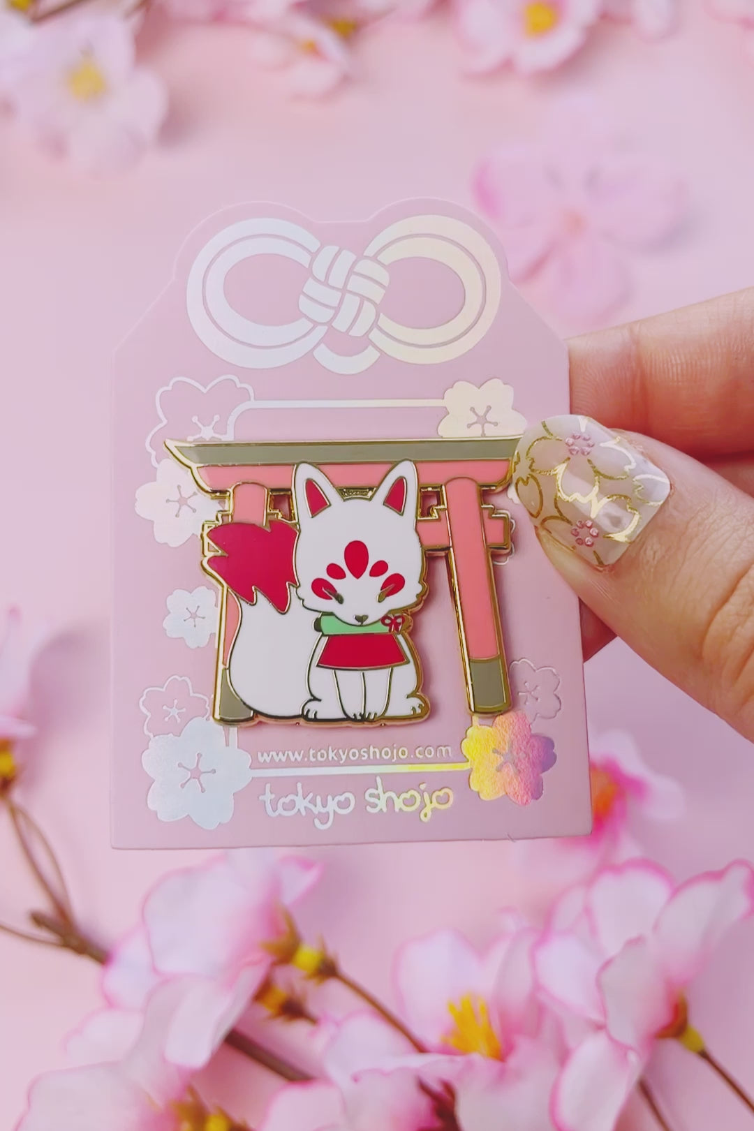 Shrine Kitsune Pin
