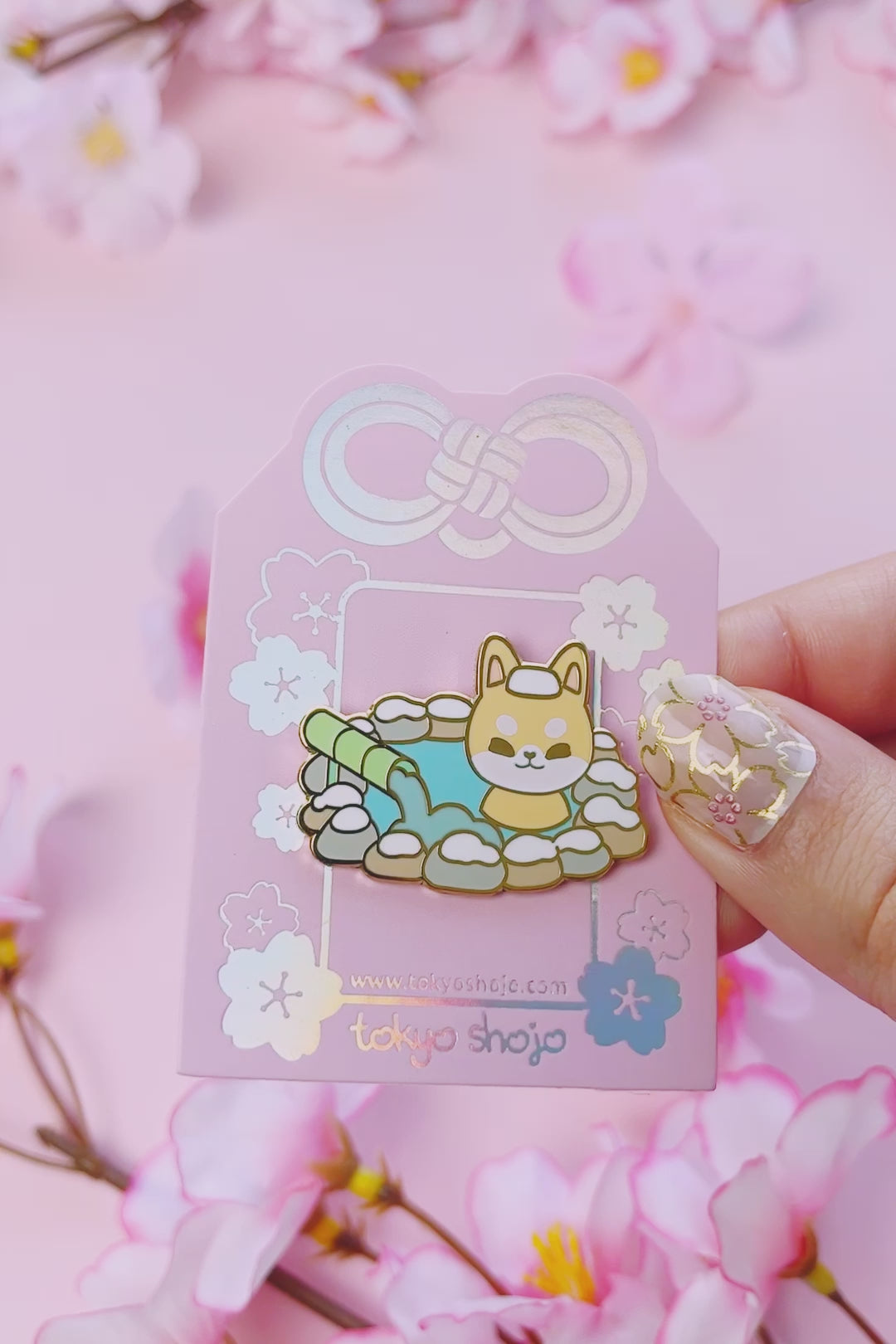 Onsen Shiba Pin