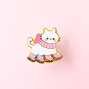 Skate Cat Pin