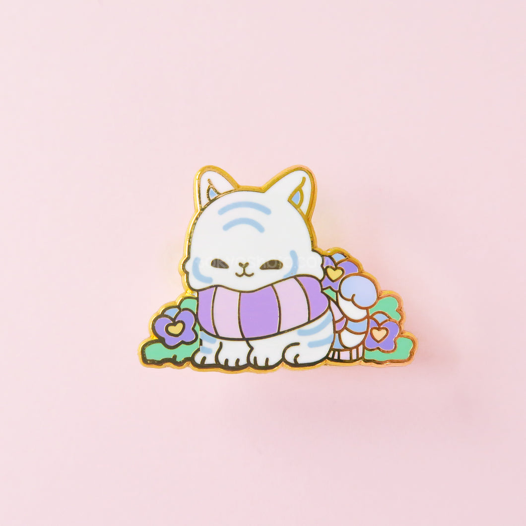 White Tiger Pin