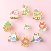 Skate Cat Pin