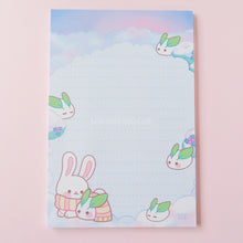 Load image into Gallery viewer, Snow Bunny 4&quot;x6&quot; Notepad

